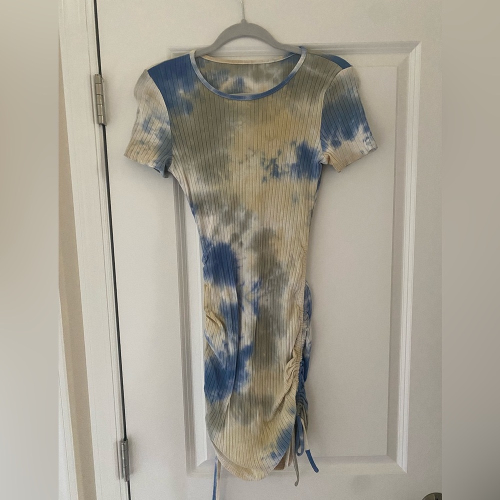 Tie dye bodycon dress